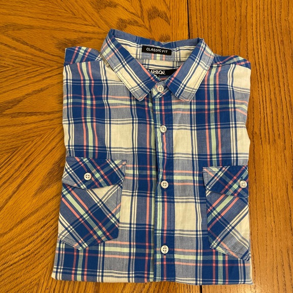 Carbon Checked Shirt Button up classic fit Men Sz M slightly used - Picture 6 of 6
